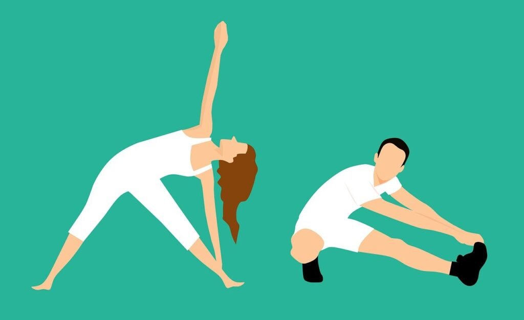 stretching, bending, wife-3098228.jpg
